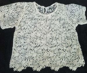 Flowered Thread Work Top