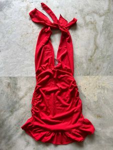 Red Bodycon Mini Dress