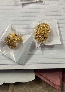 5 Pair Combo Set Earrings Stand Golden Plent