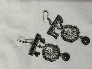 Bohemian Spiral Dangle Earrings