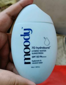 Moody 7D Hydroburst Hybrid Water Sunscreen SPF 50
