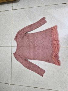 Chic Rose Pink Knitted top