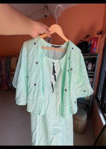 Stylish Mint Green Kurta Set