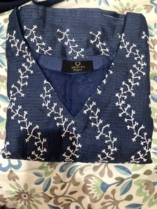 New Blue Aline Kurtha - Not Used Even Once