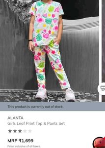 Cute Flamingo Co-ord Set 4-5years