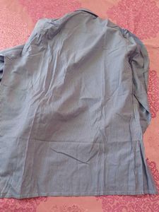 Men's Blue Striped Formal Shirt