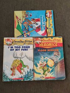 3 Geronimo Stilton Books