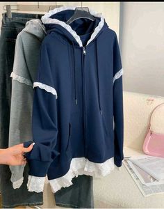 Savana Lace Trim Hoodie