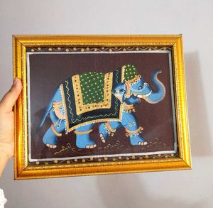 Elephant Cloth Painting
