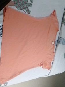 H &amp; M Peach Short Sleeve Tee