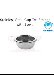 Stainless Steel Tea Strainer with bowl