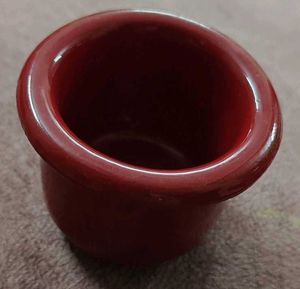 Mini Red Ceramic Decorative Cup