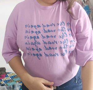 Lavender Graphic T-Shirt