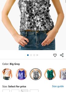 Very Beautiful Sequin Work Top