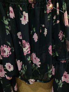 georgette cropped top