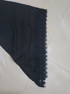 Elegant Black scaff with Lace