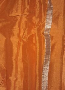 Orange Kurta Set With Minimal Work