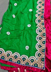 Stunning Green Saree