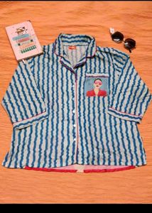 Quirky printed night suit