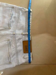 Light Wash Distressed Denim Jeans
