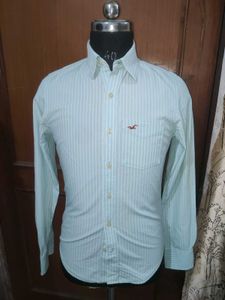 Hollister Striped Button-Down Shirt