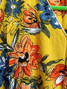 Floral Yellow Top