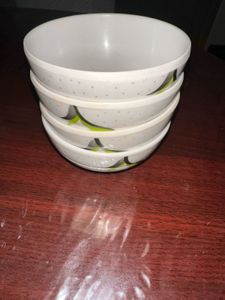 🍽️MELAMINE White &amp; Floral Dinnerware