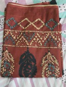pure mul cotton ajrakh dupatta