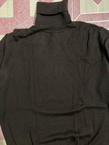 Brown Turtleneck Sweater