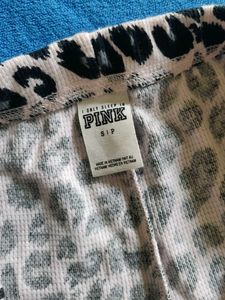Pink Cozy Leopard Print Pajama Pants