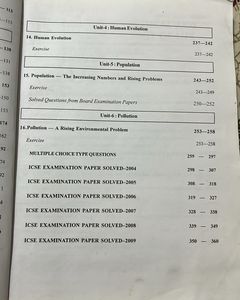 ICSE class 10 Biology self help