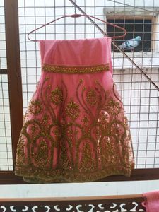 Front Back Fully Embroidered frock sharara set
