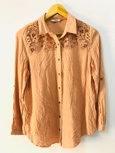 ONLY Peach Lace Blouse