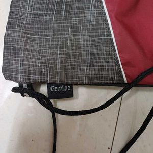US Brand - New Maroon Gemline Drawstring Bag