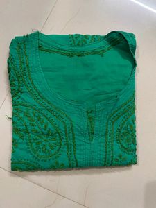 Short kurta Green