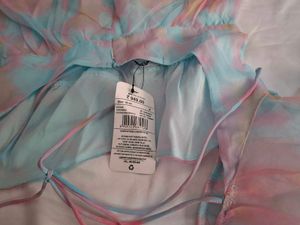 Pastel Tie-Dye Mini Dress