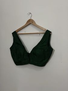 Elegant Dark Green Blouse