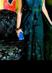 Elegant Green Sharara Set with Dupatta New used on