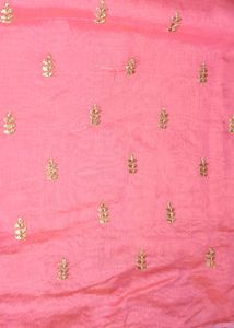 Girlish Pink Tread Embroidery Suit