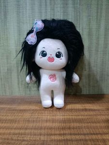 Cute Plush Doll with Big Hair