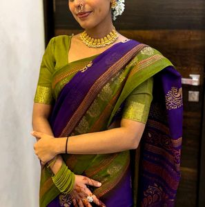 Beautiful Purple Saree