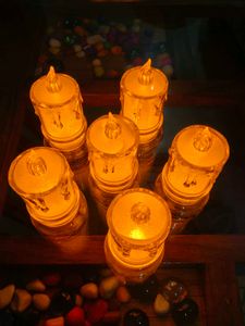 Set of 6 LED Flameless Candles light