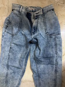 Pepe Jeans Acid Wash Denim Pants