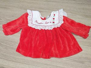 Cute Grandma Loves Me Baby Dress (6-9m)