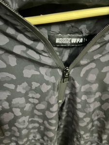 Stylish Leopard Print Hoodie Jacket