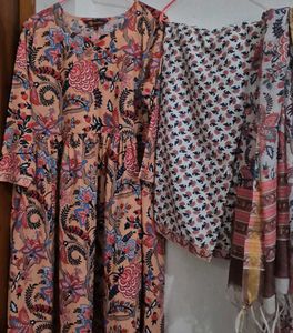 3 pc anarkali kurta set [NEW]