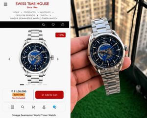 OMEGA Seamaster Worldtimer Blue Dial Watch ⌚💙🌍