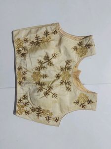 Stylish Golden Embroidery Blouse