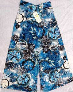Flowy Wide-Leg Floral Print Pants