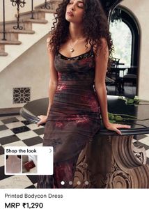 lace trimmed bodycon